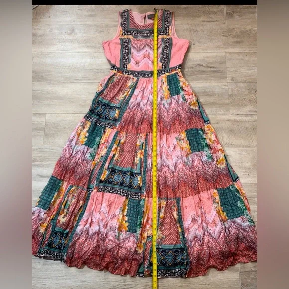 Anthropologie Bhanuni by Jyoti Alessandra Maxi Dress Size 10 - Picture 10 of 11